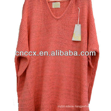 12STC0629 hooded womens korean style sweater